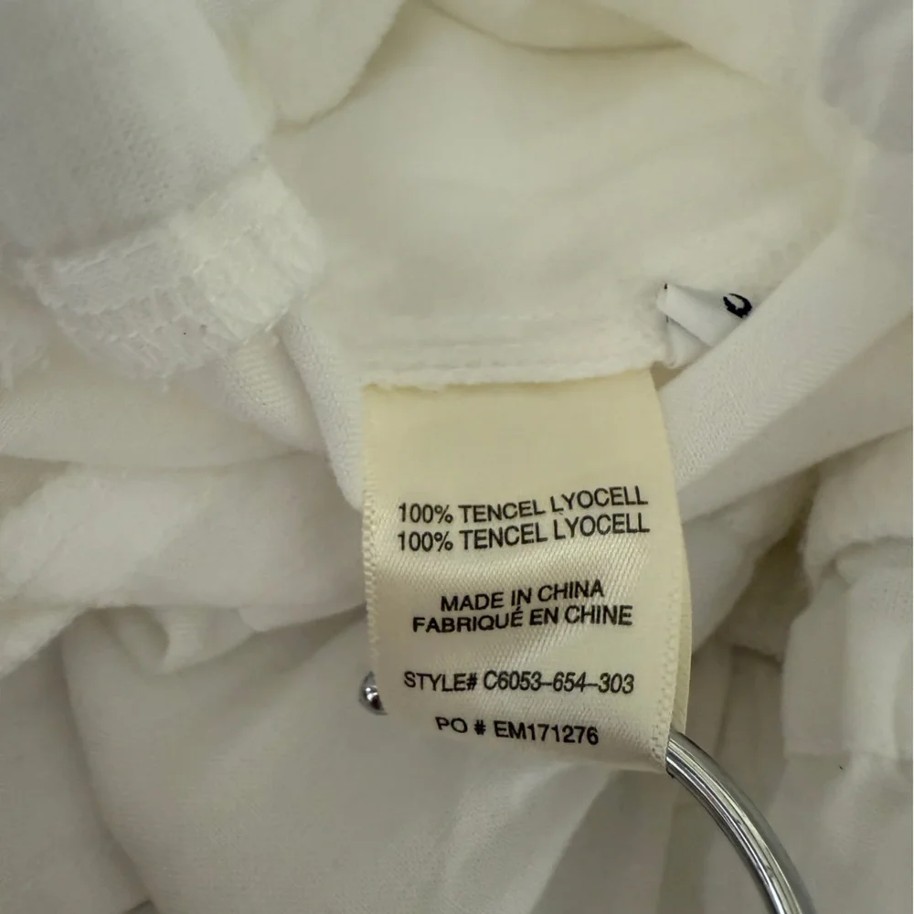 Anthropologie Cloth & Stone Women’s white Strapless‎ Jumpsuit Size S
